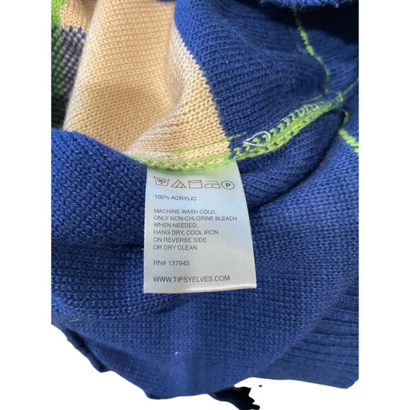 Tipsy Elves Mens Sweet Baby Jesus Sweater Green Size XL - Picture 5 of 14